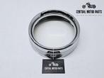 7 inch Sier Trim Ring Chroom Softail-Dyna-Touring 1983-2021, Ophalen of Verzenden, Gebruikt