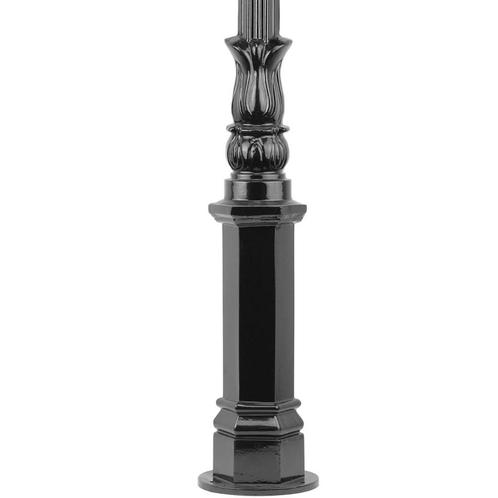 Lantaarnpaal Brons Lauwersoog - 230 cm, Tuin en Terras, Buitenverlichting, Nieuw, Staande lamp, Aluminium, Led, Ophalen of Verzenden