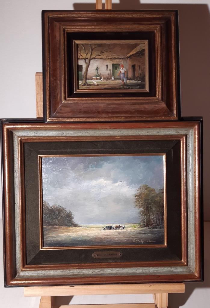 2 Schilderijen van Pros Colpaert., Antiek en Kunst, Kunst | Schilderijen | Klassiek, Ophalen