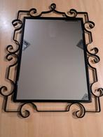 Vintage smeedijzeren wandspiegel, Huis en Inrichting, Woonaccessoires | Spiegels, Ophalen, Minder dan 50 cm, Gebruikt, Minder dan 100 cm