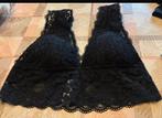 Mooie zwarte kanten beha S/M, Kleding | Dames, Ondergoed en Lingerie, Ophalen of Verzenden, Zwart, BH