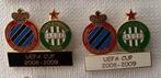 4e par pin club Brugge Asse saint etienne 2008, Comme neuf, Sport, Enlèvement ou Envoi, Insigne ou Pin's