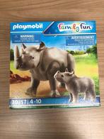 Playmobil 70357 Neushoorn met baby, Kinderen en Baby's, Speelgoed | Playmobil, Nieuw, Complete set, Ophalen of Verzenden