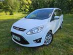 FORD GRAND C MAX  BENZINE  PROPERE STAAT, Auto's, Voorwielaandrijving, Euro 5, Monovolume, Leder en Stof