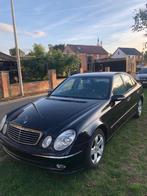 Mercedes E220 CDI, Auto's, Automaat, Zwart, Zwart, Leder