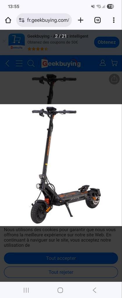 KIKURIN G2 MASTER 2024, Fietsen en Brommers, Steps, Zo goed als nieuw, Ophalen of Verzenden