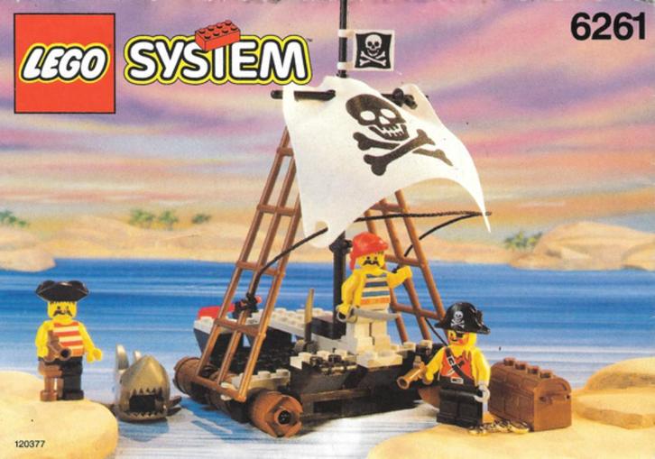 LEGO Pirates Piraten 6261 Raft Raiders TOP!!!, Kinderen en Baby's, Speelgoed | Duplo en Lego, Zo goed als nieuw, Lego, Complete set