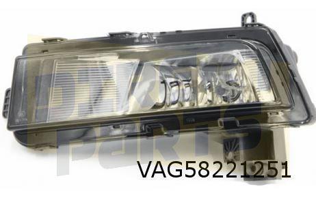 Volkswagen Touran (7/15- 6/17 ) mistlamp Links chrome OES! 5, Auto-onderdelen, Verlichting, Volkswagen, Nieuw, Verzenden