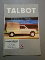 Brochure sur les utilitaires Talbot 1100, Envoi