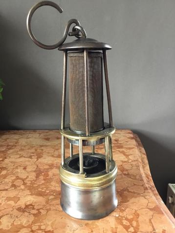 Zeldzame lamp Mineur Dufrane Castiau Charbonnage Monceau S/S beschikbaar voor biedingen