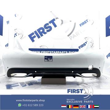 W205 AMG Achterbumper Mercedes C Klasse 2014-2020 origineel beschikbaar voor biedingen