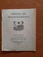 Arbeid en spaarzaamheid. 1934., Enlèvement ou Envoi