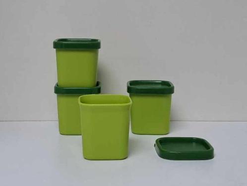 Tupperware™ « Ramekin Micro Urban Familly » x 4 - groen, Huis en Inrichting, Keuken | Tupperware, Nieuw, Bus of Trommel, Blauw