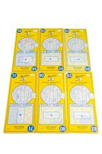 Lot de 6 cartes routières Michelin de 1966 (1/200 000), Carte géographique, France, Michelin, Utilisé