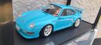 Porsche 911 993 Clubsport 1997 Riviera Blue 1:18ème, Ophalen of Verzenden, Nieuw, Auto, Solido