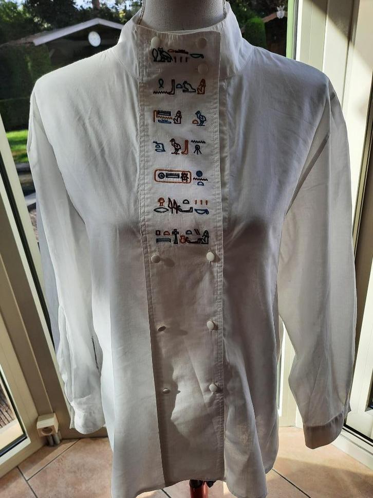 Mooie blouse CHARISMA - 44, Kleding | Dames, Blouses en Tunieken, Zo goed als nieuw, Maat 42/44 (L), Wit, Ophalen of Verzenden