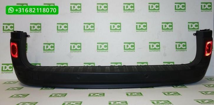 Renault Kangoo ('07-'19) Achterbumper zwart, Auto-onderdelen, Carrosserie, Bumper, Renault, Achter, Gebruikt, Ophalen of Verzenden