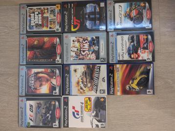 Playstation 2: 11 games  beschikbaar voor biedingen
