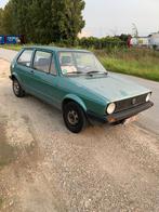 VW GOLF MK1 '83 1.100cc AFHALING LEES BESCHRIJVING, Autos, Achat, Particulier, Tissu, Vert