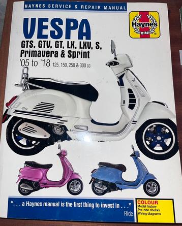 Vespa gts technish boek beschikbaar voor biedingen