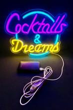 Neon Light Cocktails & Dreams, Ophalen of Verzenden, Nieuw, Reclamebord