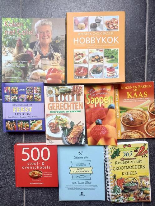 9 KOOKBOEKEN IN PRIMA STAAT - SAMEN 19 EURO, Livres, Livres de cuisine, Comme neuf, Enlèvement ou Envoi