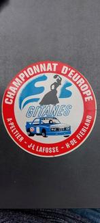 Sticker autocollant Rally Gitanes Peltier Lafosse BMW vintag, Ophalen of Verzenden, Gebruikt