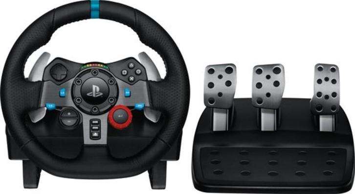 Logitech G29 Racestuur + Pedalenset PlayStation 4-5/PC Nieuw, Games en Spelcomputers, Games | Sony PlayStation 5, Zo goed als nieuw