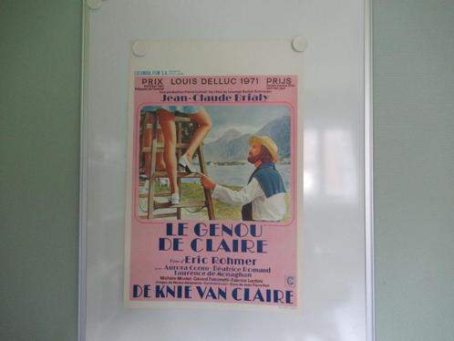 Affiche du film LE GENOU DE CLAIRE, Collections, Posters & Affiches, Comme neuf, Cinéma et TV, A1 jusqu'à A3, Rectangulaire vertical