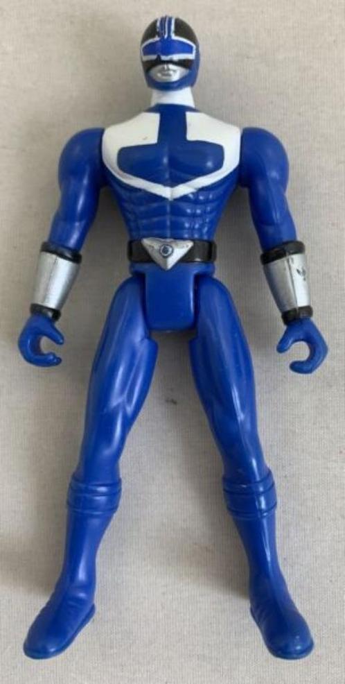 Power Rangers Time Force Blue Ranger Bandai 2001 Figuur Pop, Kinderen en Baby's, Speelgoed | Actiefiguren, Gebruikt, Ophalen of Verzenden