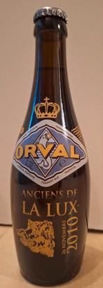 LA LUX Orval-fles met zeefdruk., Verzamelen, Biermerken, Ophalen of Verzenden, Zo goed als nieuw