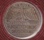 5 Duitse Mark Silver 1975 F, Postzegels en Munten, Ophalen of Verzenden, Duitsland, Losse munt, Zilver