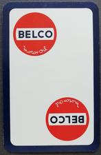 1 Joker Belco Motor Oil, Collections, Cartes à jouer, Jokers & Jeux des sept familles, Comme neuf, Enlèvement ou Envoi