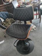 Leuke designstoel, Huis en Inrichting, Ophalen, Metaal, Bruin, Zo goed als nieuw