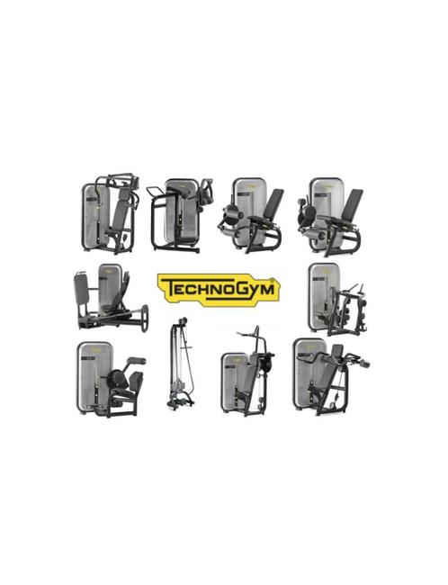 Technogym Element Set | 13 Machines | Kracht |, Sport en Fitness, Fitnessmaterialen, Gebruikt, Armen, Benen, Borst, Buik, Rug