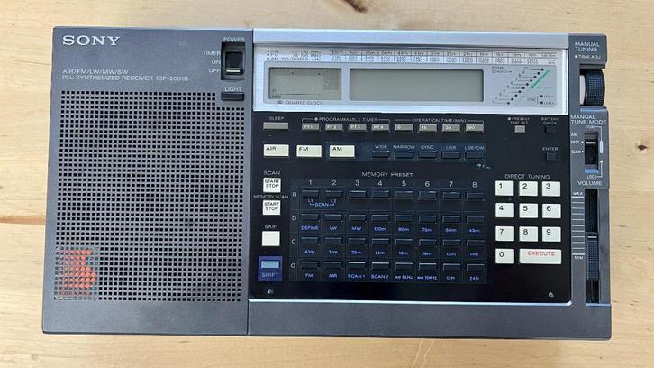 SONY ICF-2001D, Telecommunicatie, Zenders en Ontvangers, Gebruikt, Ontvanger, Ophalen of Verzenden