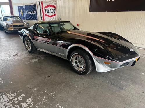 Chevrolet Corvette 1978, Auto's, Oldtimers, Particulier, Chevrolet, Benzine, Coupé, 2 deurs, Automaat, Zwart, Grijs, Leder, Achterwielaandrijving