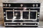 La Cornue Château 120 MIXTE noir inox satiné, Ophalen, 60 cm of meer, Gas, Vrijstaand