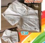 Short court pour femme-blanc-T..38(M), Vêtements | Femmes, Vêtements Femmes Autre, Enlèvement ou Envoi, Porté