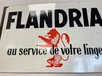 Enseigne publicitaire émaillée FLANDRIA, Enlèvement ou Envoi