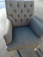 Fauteuil brun gris, Enlèvement, Tissus