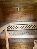 Buitensauna incl blokhut, Sport en Fitness, Ophalen, Zo goed als nieuw