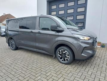 Ford Transit Custom dubbel cab 6pl L2 150pk € 37190 ex BTW beschikbaar voor biedingen