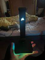 Corsair rgb headset stand., Ophalen of Verzenden, Zo goed als nieuw