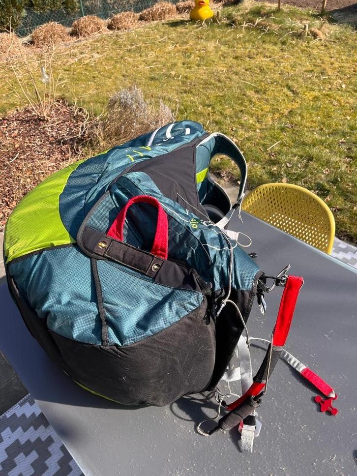 Supair EvoLite Harnass, Sport en Fitness, Zweefvliegen en Paragliding, Zo goed als nieuw, Zitje of Harnas, Ophalen of Verzenden