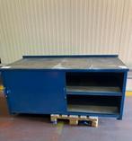 stalen Werkbank / kast 2 meter, Doe-het-zelf en Bouw, Werkbanken, Ophalen, Gebruikt, 170 cm of meer