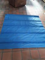 Gevoerde stoffen jaloezieën, Ophalen, Blauw