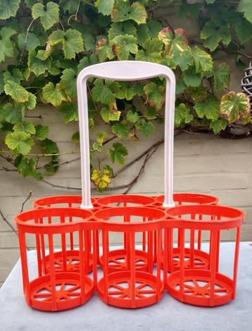Vintage plastiek flessendrager, Enlèvement