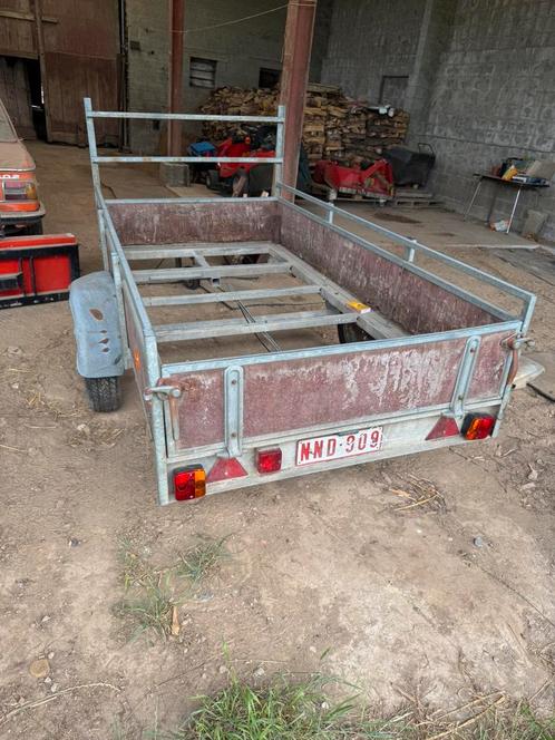 Grote aanhangwagen 750kg met opknapwerk, Auto diversen, Aanhangers en Bagagewagens, Zo goed als nieuw, Ophalen