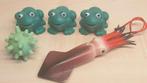 Speelgoed voor in bad, 3 kikkers, octopus, egel, Kinderen en Baby's, Ophalen